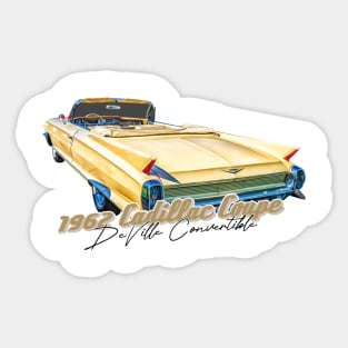 1962 Cadillac Coupe de Ville Convertible Sticker